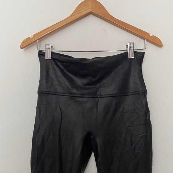Spanx Faux Leather High Rise Leggings - Picture 3 of 5